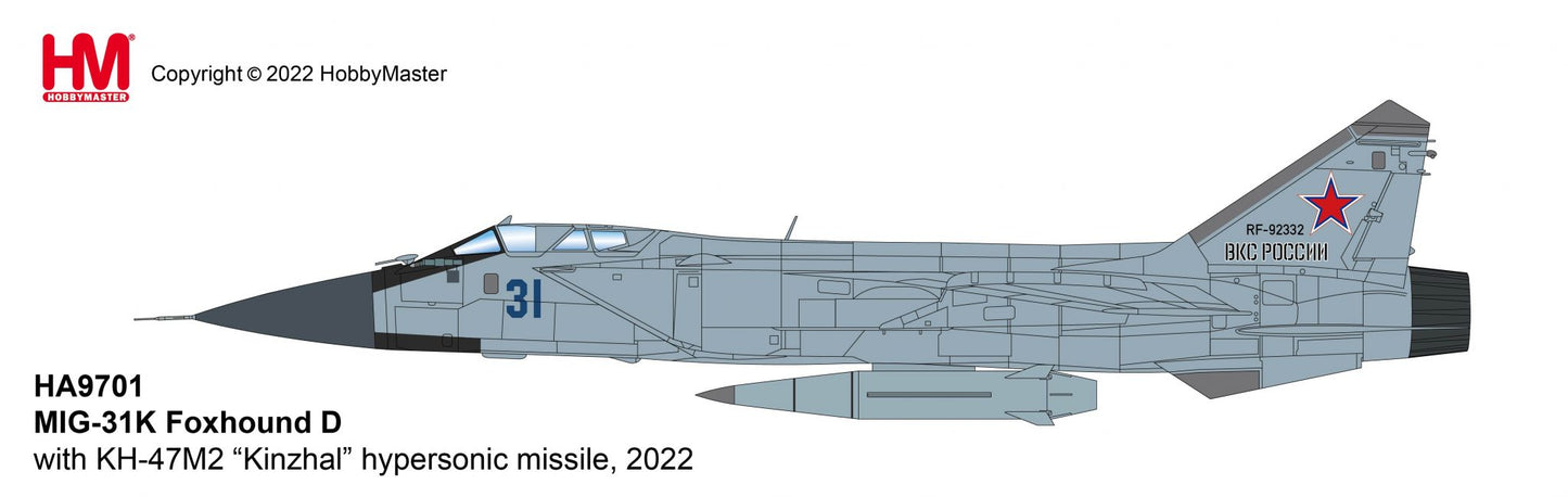 Hobby Master HA9701 1:72 Mig - 31K Foxhound D