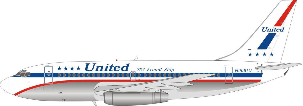 *Inflight IF732US1022P 1:200 United Boeing 737 - 200
