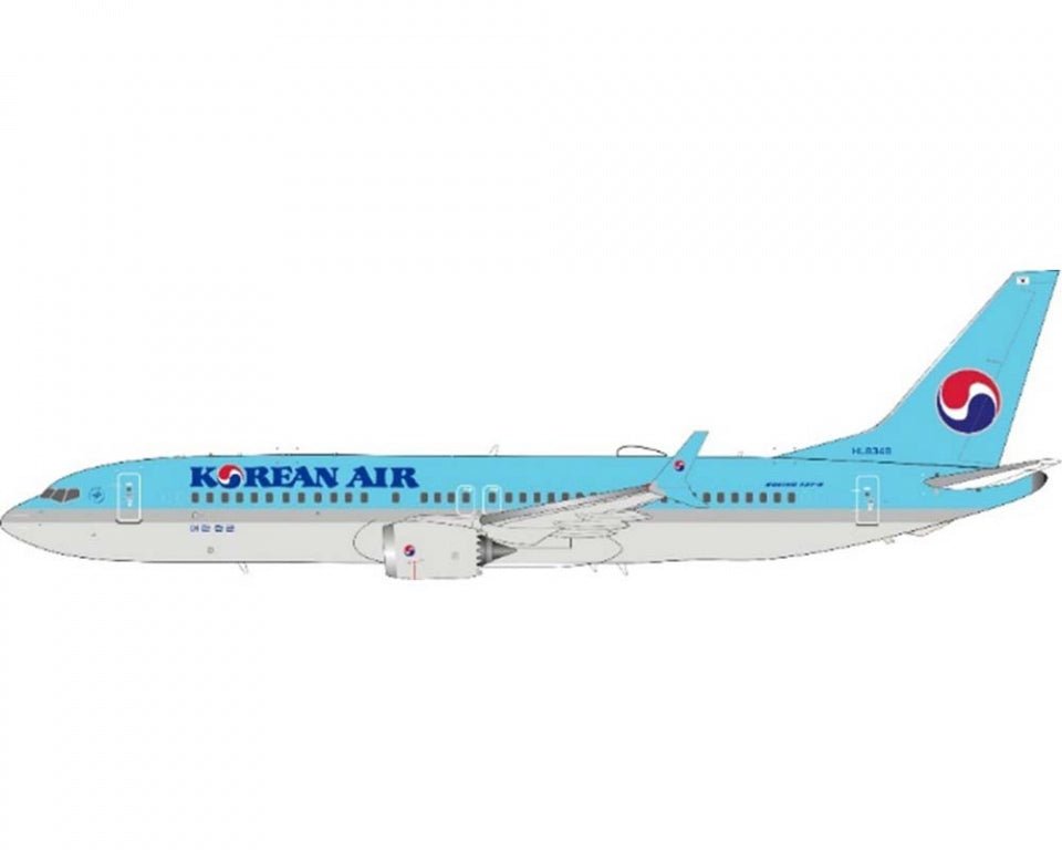 JFox JF - 737 - 8M - 001 1:200 Korean Air Boeing 737 MAX 8