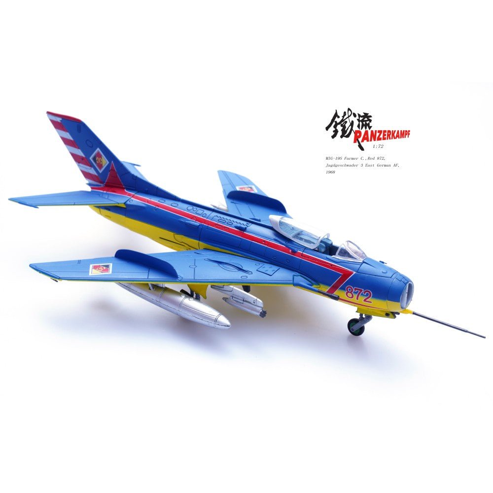 Panzerkampf 14642PB MIG - 19S Farmer - C East German Air Force JG - 3, Red 872, Preschen Airfield, East Germany, 1968