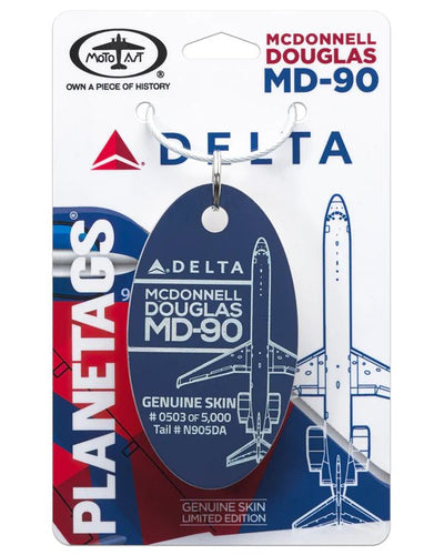Plane Tags Delta Airlines McDonnell Douglas MD - 90 N905DA (Delta Blue)