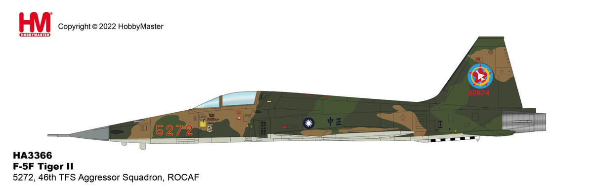 Pre - Order Hobby Master HA3366 1:72 F - 5F Tiger II 46th TFS Aggressor Squadron