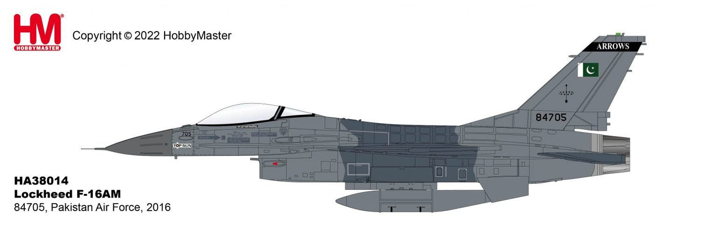 Pre - Order Hobby Master HA38014 1:72 F - 16AM Pakistan Air Force