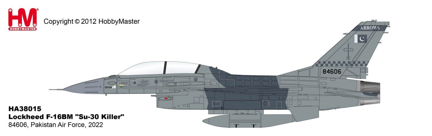 Pre - Order Hobby Master HA38015 1:72 F - 16BM "Su - 30 Killer" Pakistan Air Force