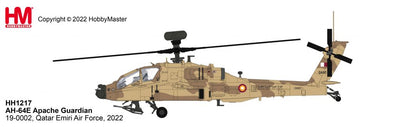 Pre - Order Hobby Master HH1217 1:72 AH - 64E Apache Guardian Qatar Emiri Air Force