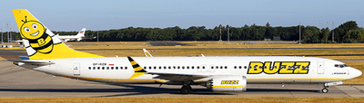 Pre - Order Jc Wings EW238M004 1:200 Buzz Boeing 737 MAX 8