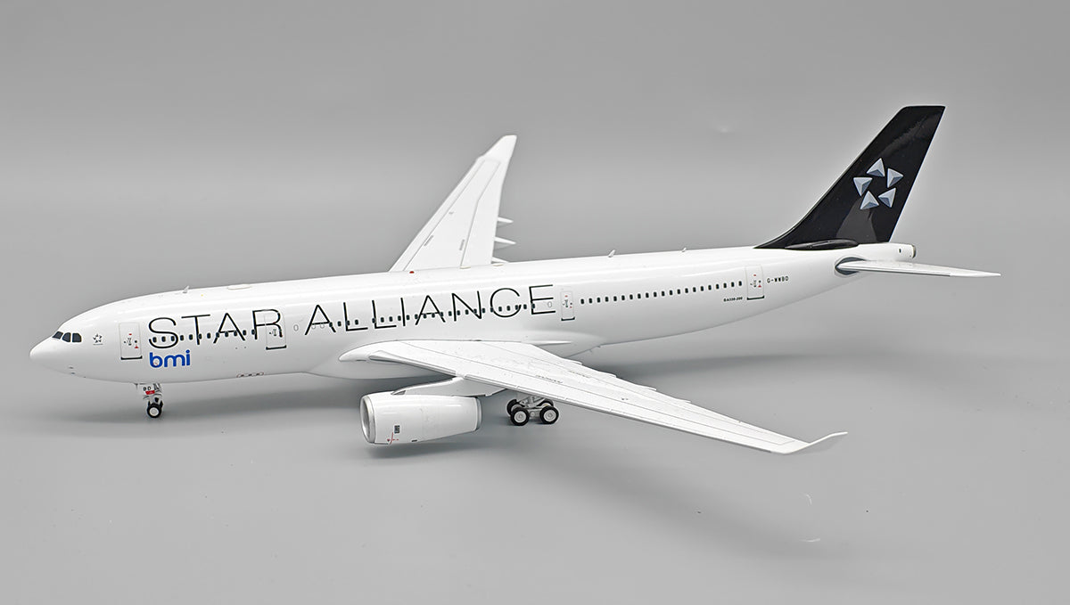 Pre-Order InFlight200 IF332BMWBD 1:200 Star Alliance (BMI British Midland) Airbus A330-243 G-WWBD