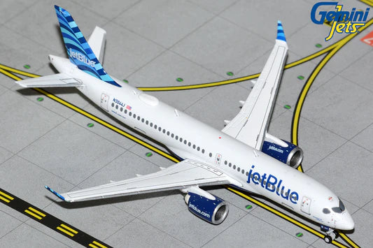 Gemini Jets GJJBU2182 1:400 JetBlue Airbus A220-300 "Dawning Of A Blue Era"