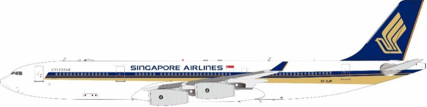 White Box Models WB-A340-3-013 1:200 A340-313 Singapore Airlines 9V-SJM