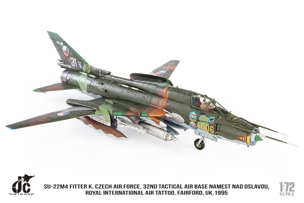 Pre-Order JC Wings Military JCW-72-SU20-005 1:72 SU-22M4 Fitter K Czech Air Force, 32nd Tactical Air Base Royal International Air Tattoo