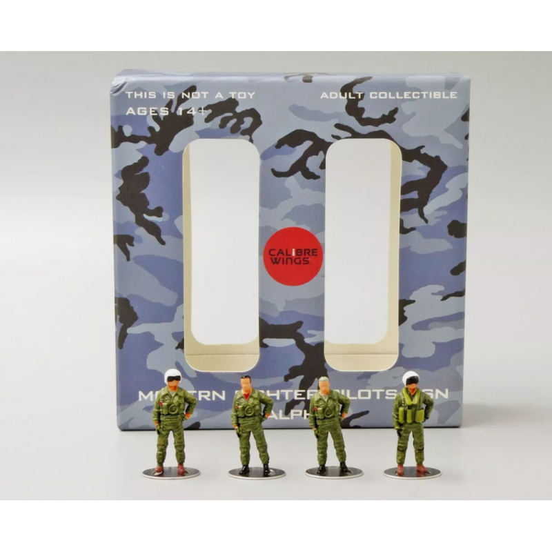 Calibre Wings CA72WS01 1:72 USN 4 Piece Pilot Figure Set