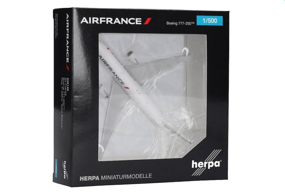 Herpa Wings 1:500 Air France Boeing 777-200 diecast model airplane