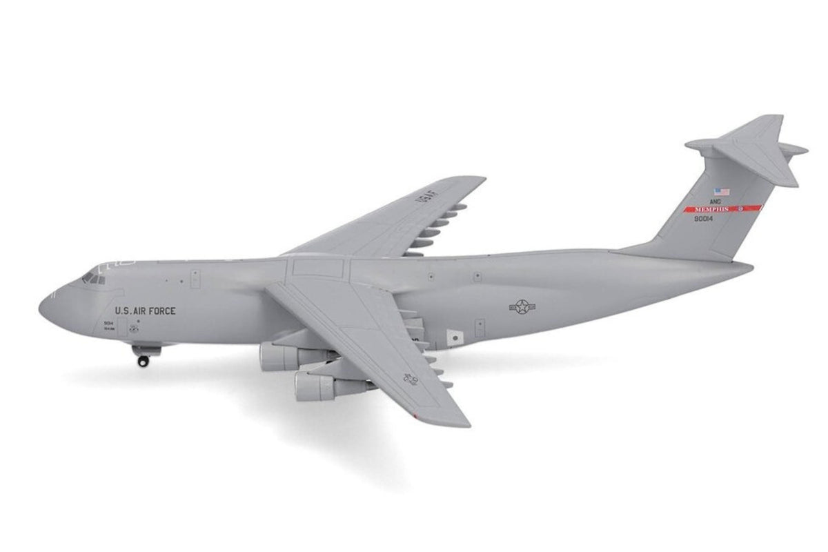 Herpa Wings 1:500 U.S. Air Force Lockheed C-5A Galaxy Tennessee ANG Memphis diecast model airplane
