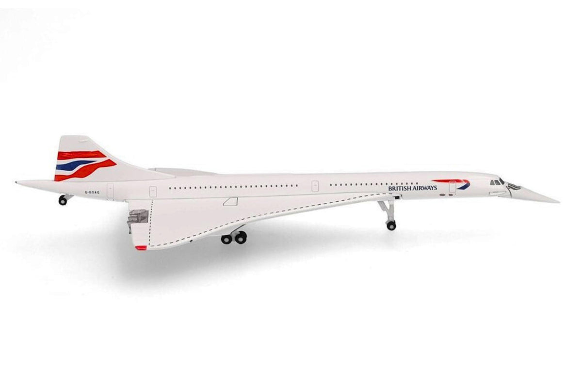Herpa Wings 1:500 British Airways Concorde diecast model airplane