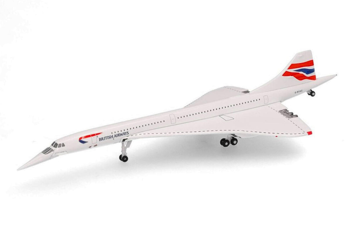 Herpa Wings 1:500 British Airways Concorde diecast model airplane