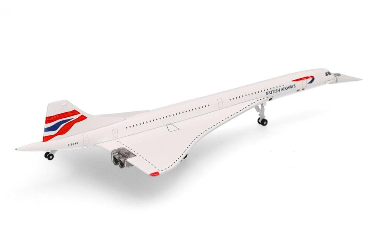 Herpa Wings 1:500 British Airways Concorde diecast model airplane
