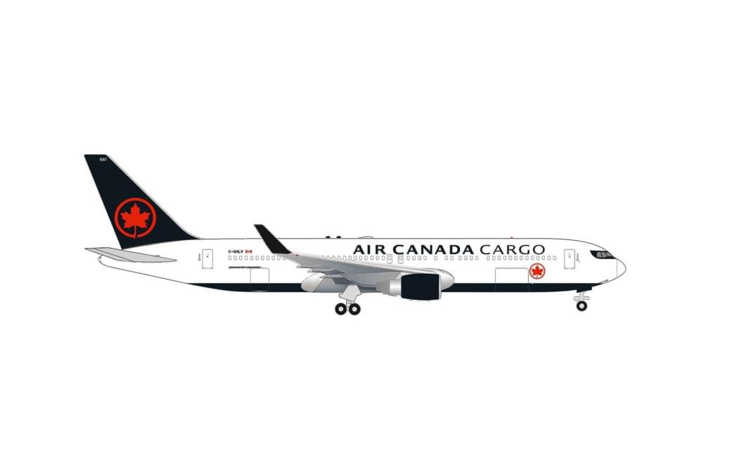 Herpa Wings 1:500 Air Canada Cargo Boeing 767-300F diecast model airplane