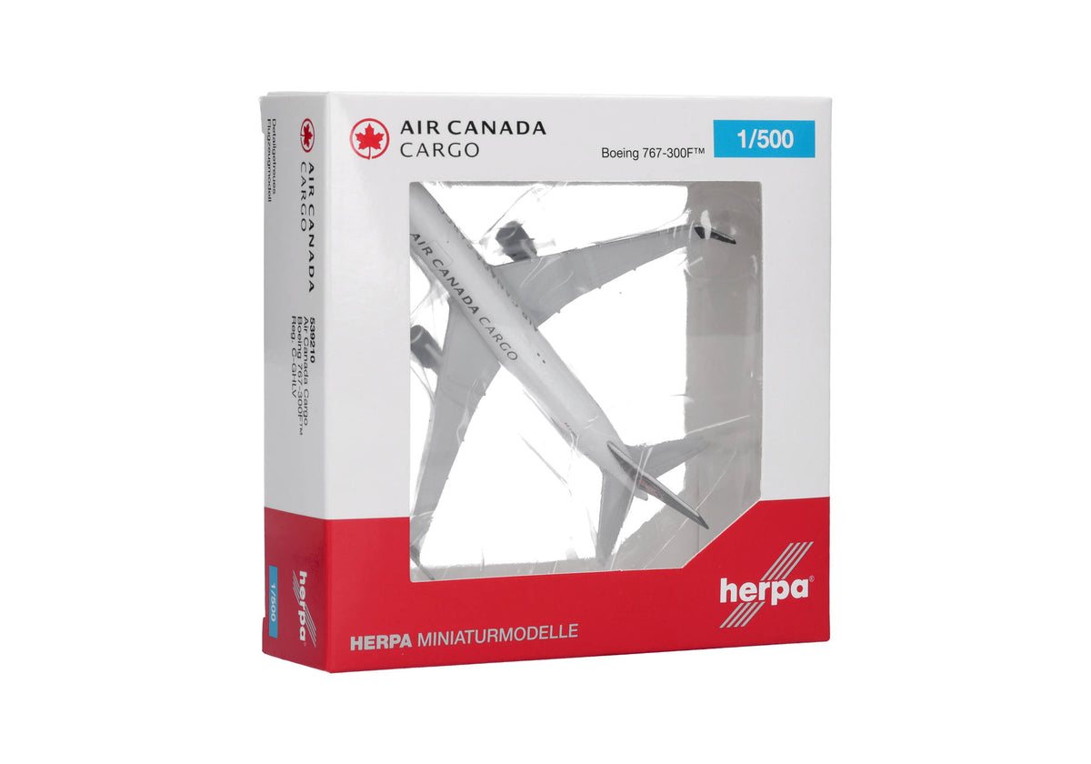 Herpa Wings 1:500 Air Canada Cargo Boeing 767-300F diecast model airplane
