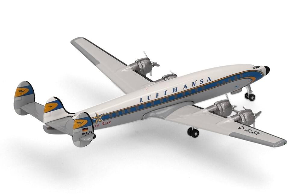 Herpa Wings 1:500 Lufthansa Lockheed L-1649A Starliner diecast model airplane