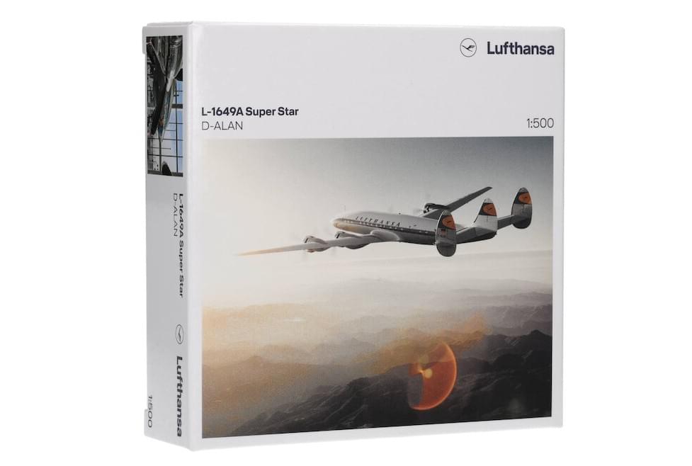Herpa Wings 1:500 Lufthansa Lockheed L-1649A Starliner diecast model airplane