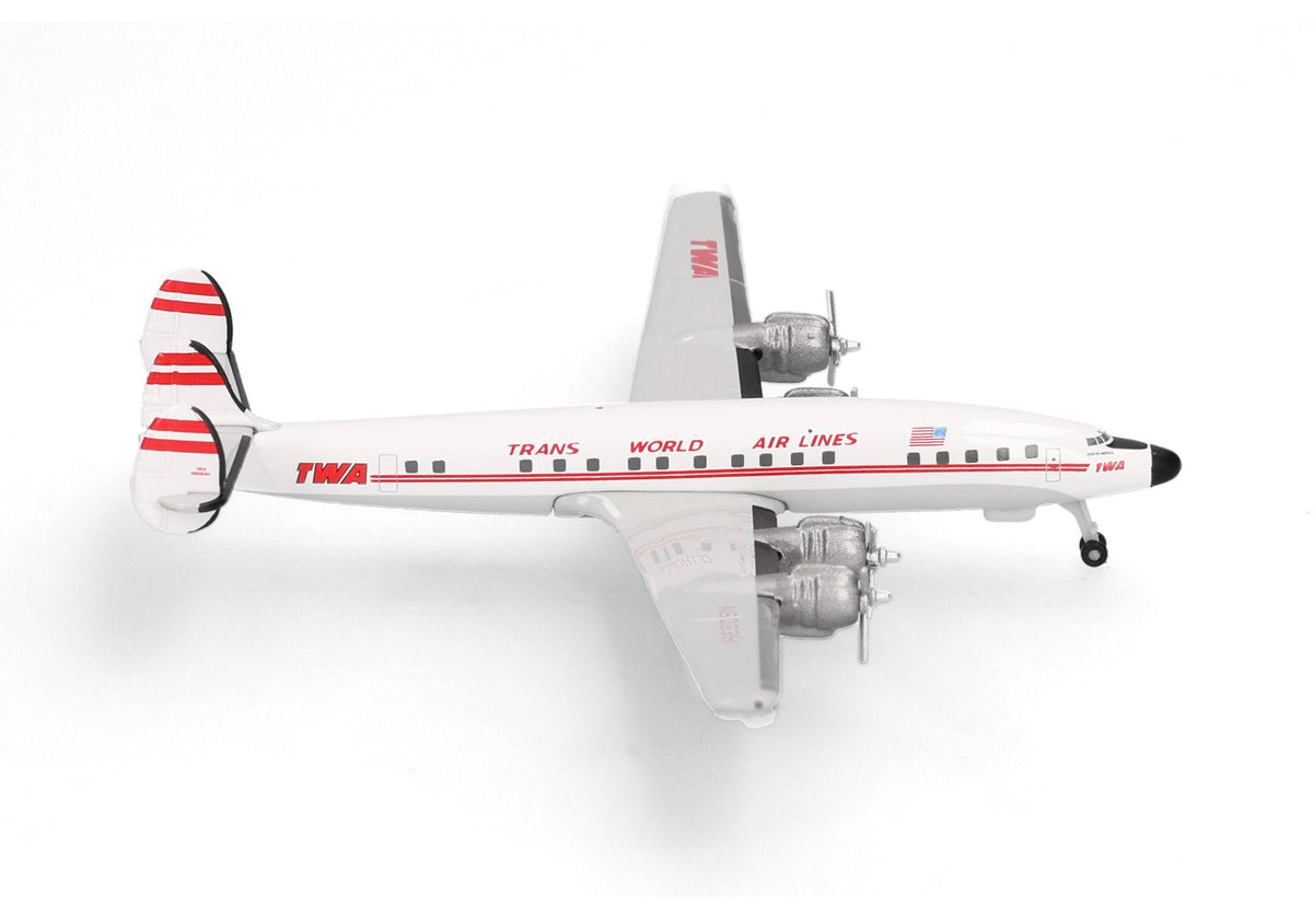 Herpa Wings 1:500 TWA Lockheed L-1649A Starliner diecast model airplane