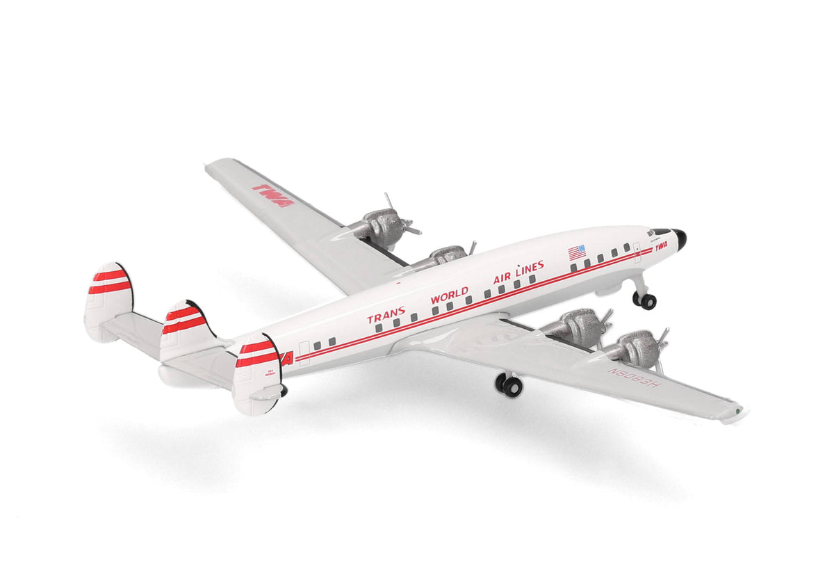 Herpa Wings 1:500 TWA Lockheed L-1649A Starliner diecast model airplane