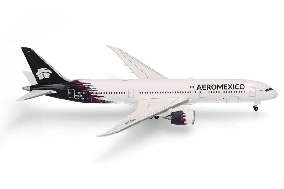 Herpa Wings 1:500 Aeroméxico Boeing 787-9 diecast model airplane