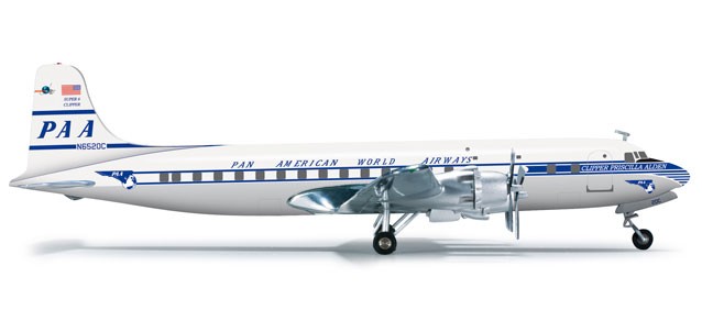 Herpa Wings 555210 1:200 Pan American World Airways Douglas DC-6B N6520C