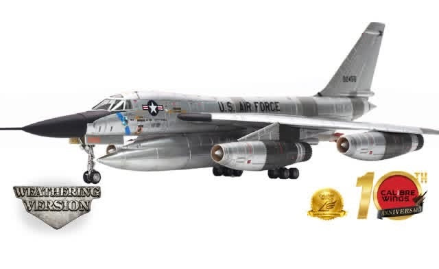 Pre-Order Calibre Wings CA725801W 1:72 Convair B-58A Hustler 59-2458 “Cowtown Hustler” NMUSAF Wright Patterson AFB, Dayton Ohio (Weathered Edition)