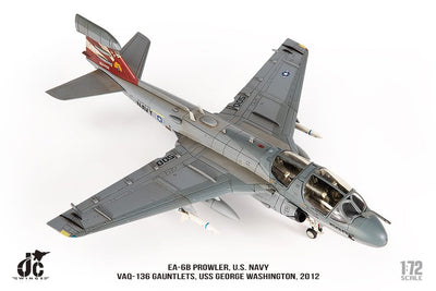 Pre-Order JC Wings JCW-72-EA6B-007 1:72 EA-6B Prowler ﻿U.S. NAVY VAQ-136 Gauntlets,USS George Washington,2012