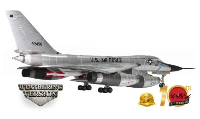 Pre-Order Calibre Wings CA725801W 1:72 Convair B-58A Hustler 59-2458 “Cowtown Hustler” NMUSAF Wright Patterson AFB, Dayton Ohio (Weathered Edition)