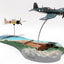 Corgi AA99120 1:72 F4U-1 Corsair and A6M2 Zero Guadalcanal 2 Plane Diorama Set
