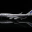 SQ Wings L2131FD 1:200 Boeing Company B747-400 N401PW House Livery with Full Polished Body "Flaps Down" diecast model airplan
