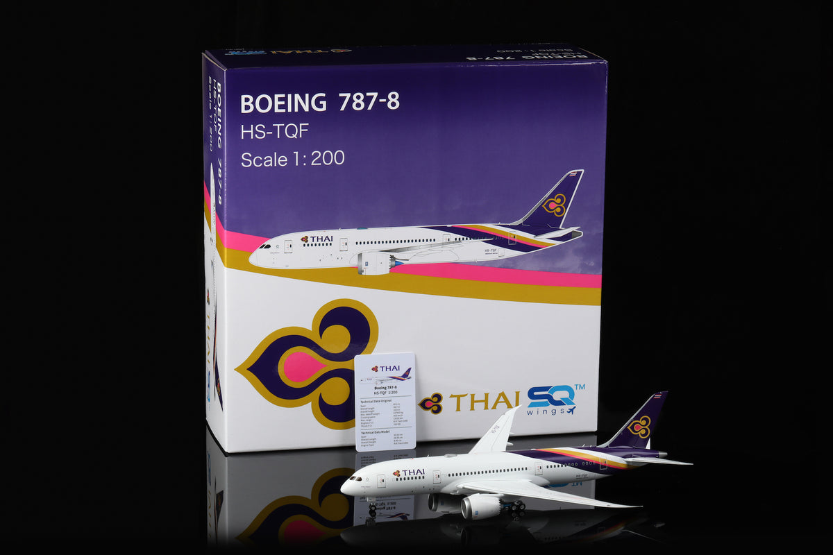 SQ Wings L2031 1:200 Thai Airways Boeing 787-8 HS-TQF diecast model airplane