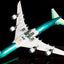 SQ Wings L2015 1:200 Boeing B747-8F Atlas Air Assembly Colors N863GT diecast model airplane