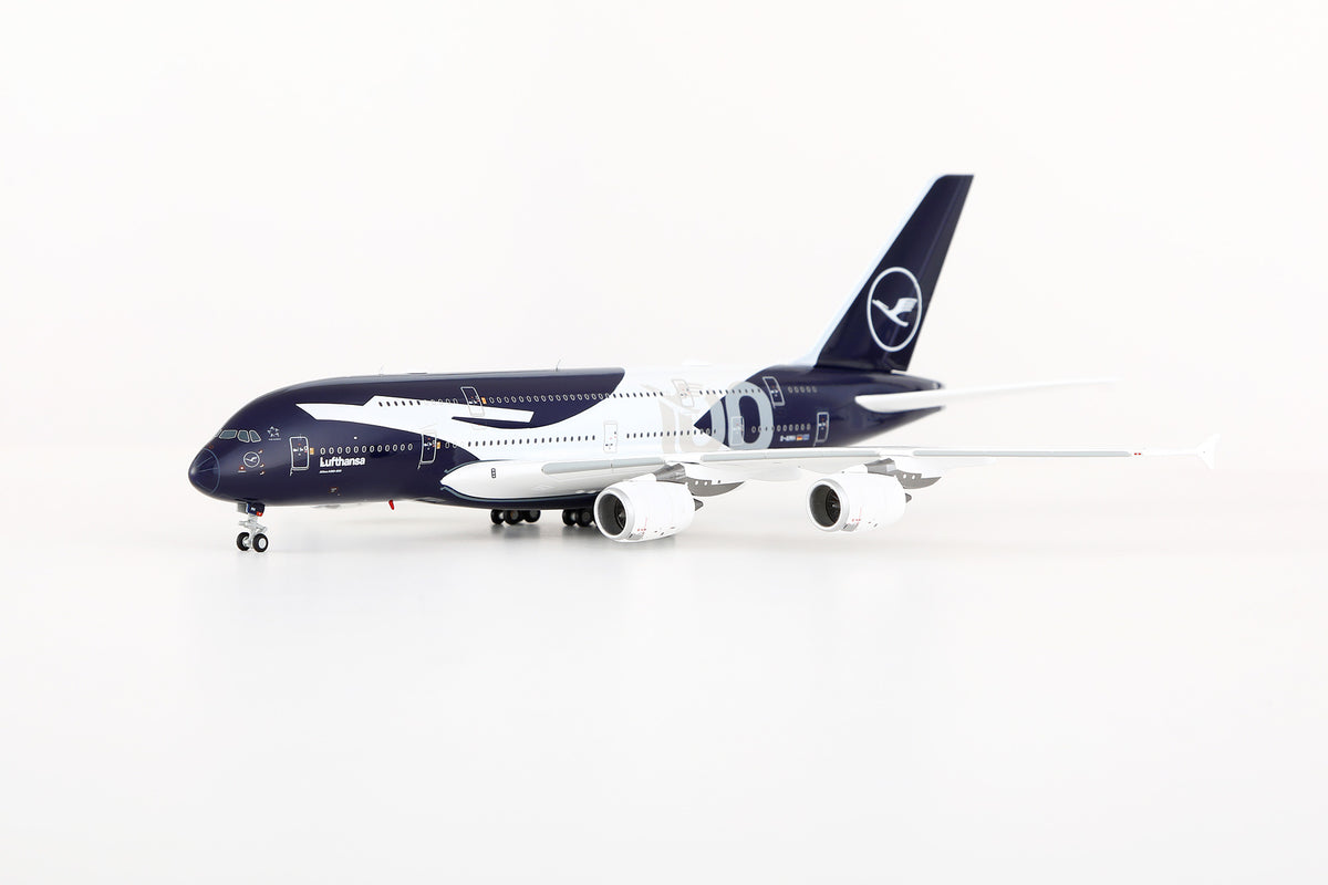 HX Models A580901F 1:400 Lufthansa A380 D-AIMH 100th Anniversary Flaps Down
