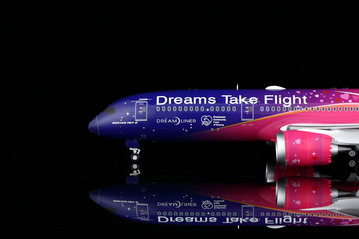 SQ Wings L2128 1:200 Boeing Company Boeing 787-9 N1015B "Dreams Take Flight" diecast model airplane