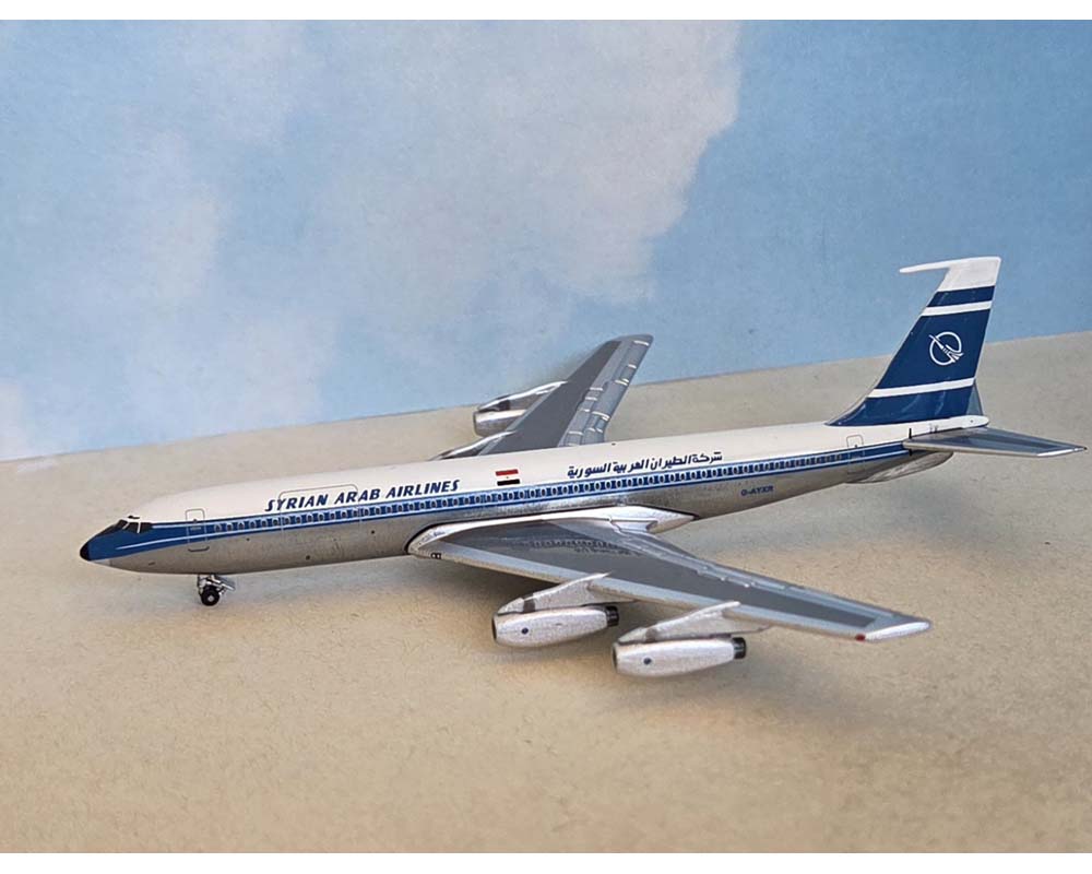 Aero Classics AC411535 1:400 Syrian Arab Airlines B.707-321 G-AYXR