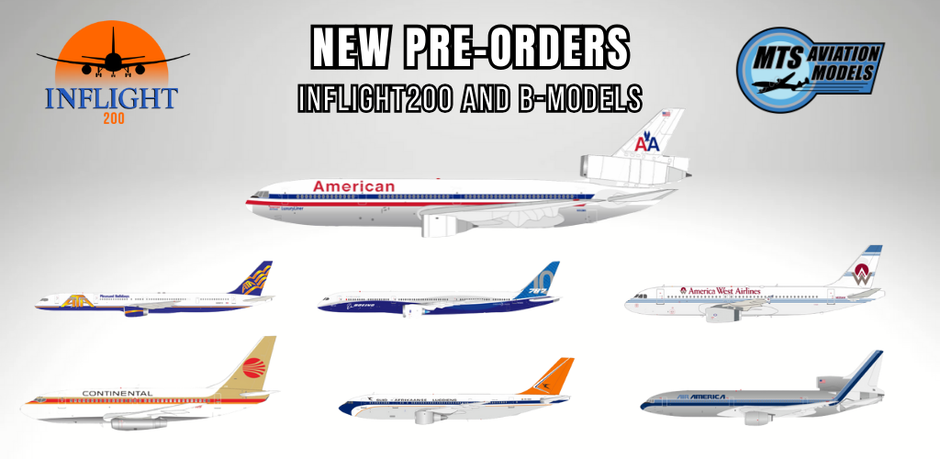 MTS Aviation Models - Gemini Jets, InFlight200, Hobby Master