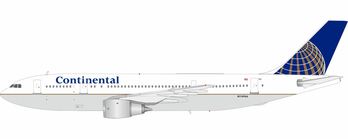 B-Models Continental Airlines Airbus A300B4-203 N14966 1:200 scale diecast model airplane