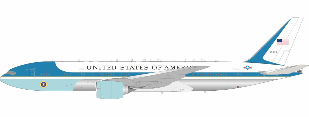 B-Models United States Air Force Boeing 777-200 1:200 scale diecast model airplane