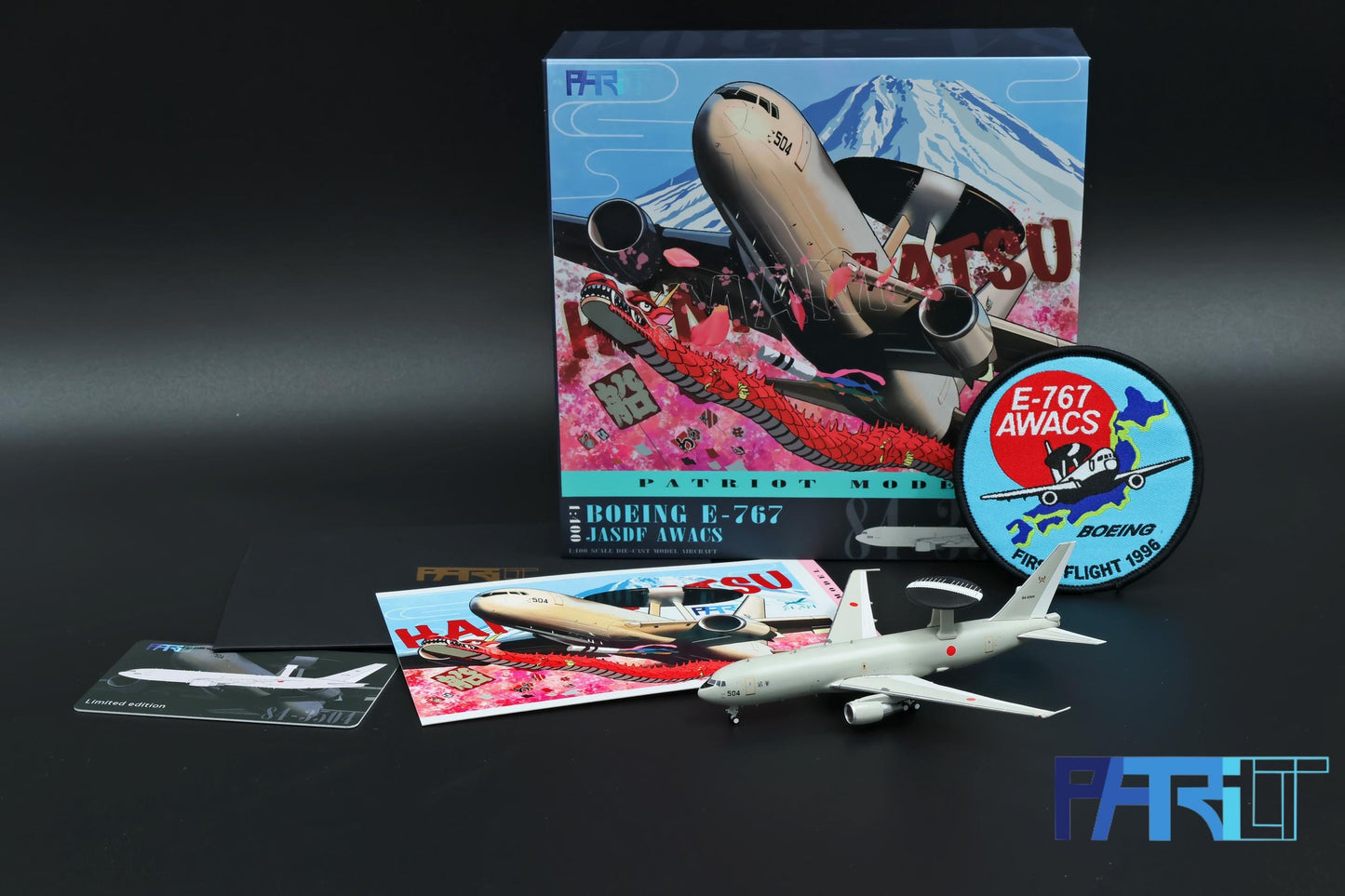 Patriot Model PT-400-020 1:400 Boeing E-767 AWACS 84-3504 JASDF