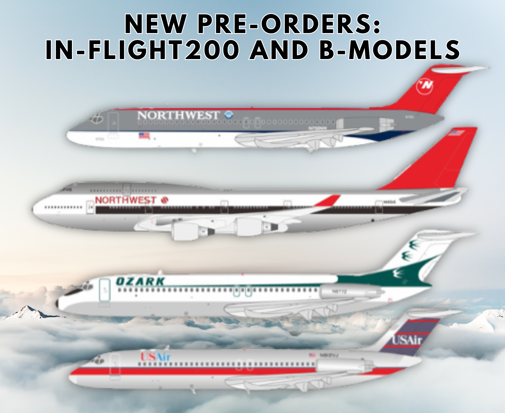 MTS Aviation Models - Gemini Jets, InFlight200, Hobby Master