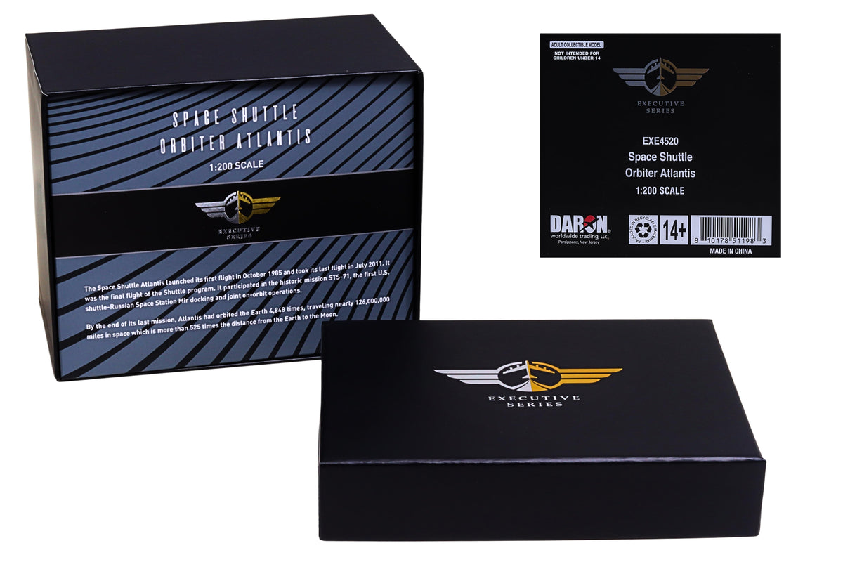Executive Series Models 1:200 NASA Space Shuttle Orbiter Atlantis resin model
