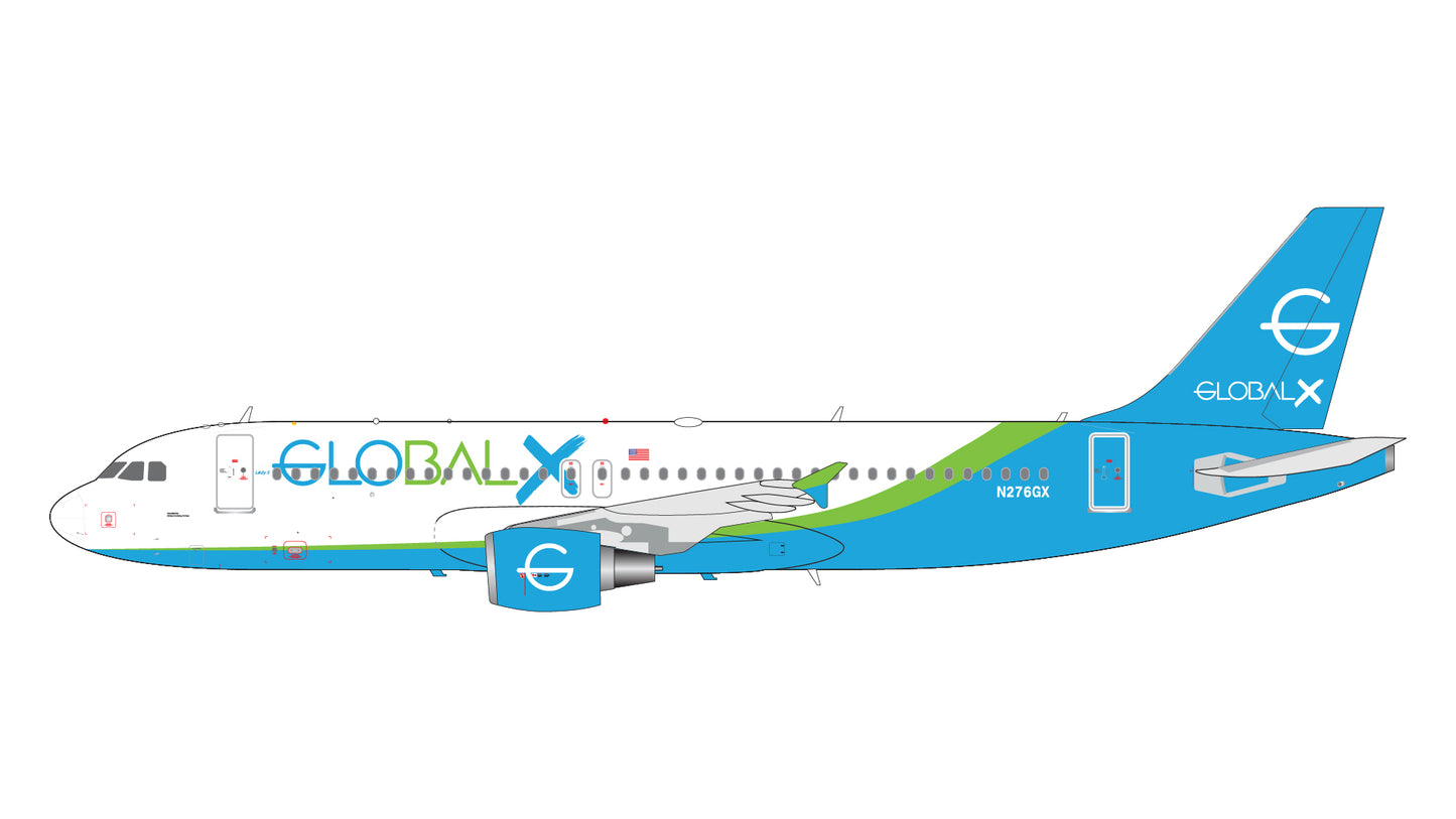 Gemini Jets G2GXA1285 1:200 GlobalX Airlines Airbus A320 N276GX