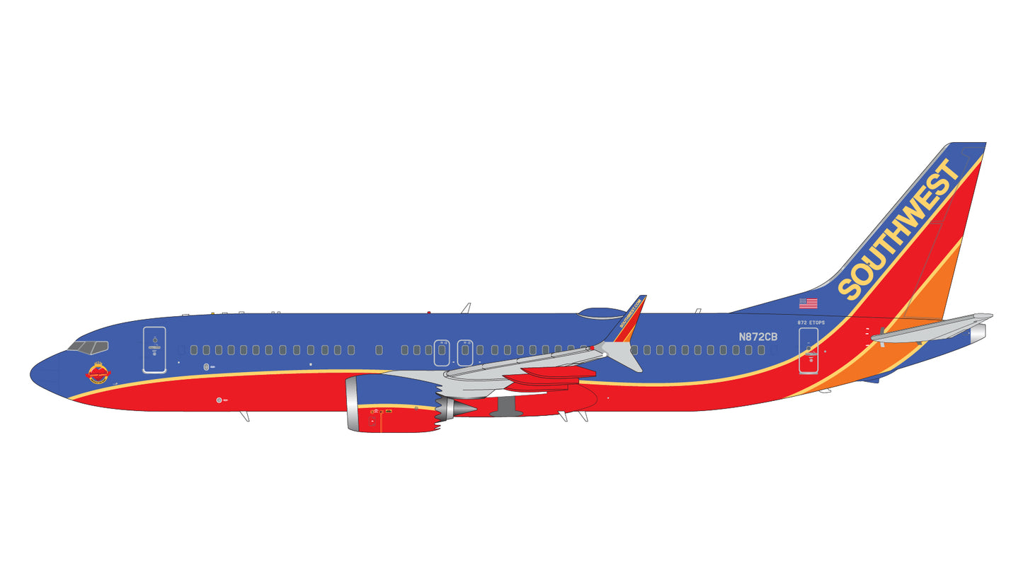 Gemini Jets G2SWA1217 1:200 Southwest Airlines Boeing 737 Max 8 "Canyon Blue Livery"