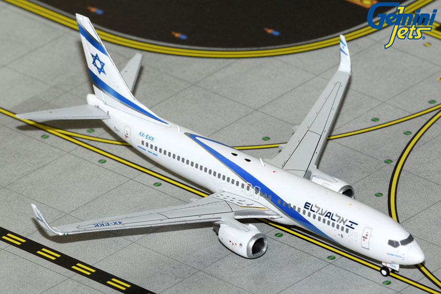 Gemini Jets GJELY2299 1:400 El Al Israel Airlines B737-800W 4X-EKK