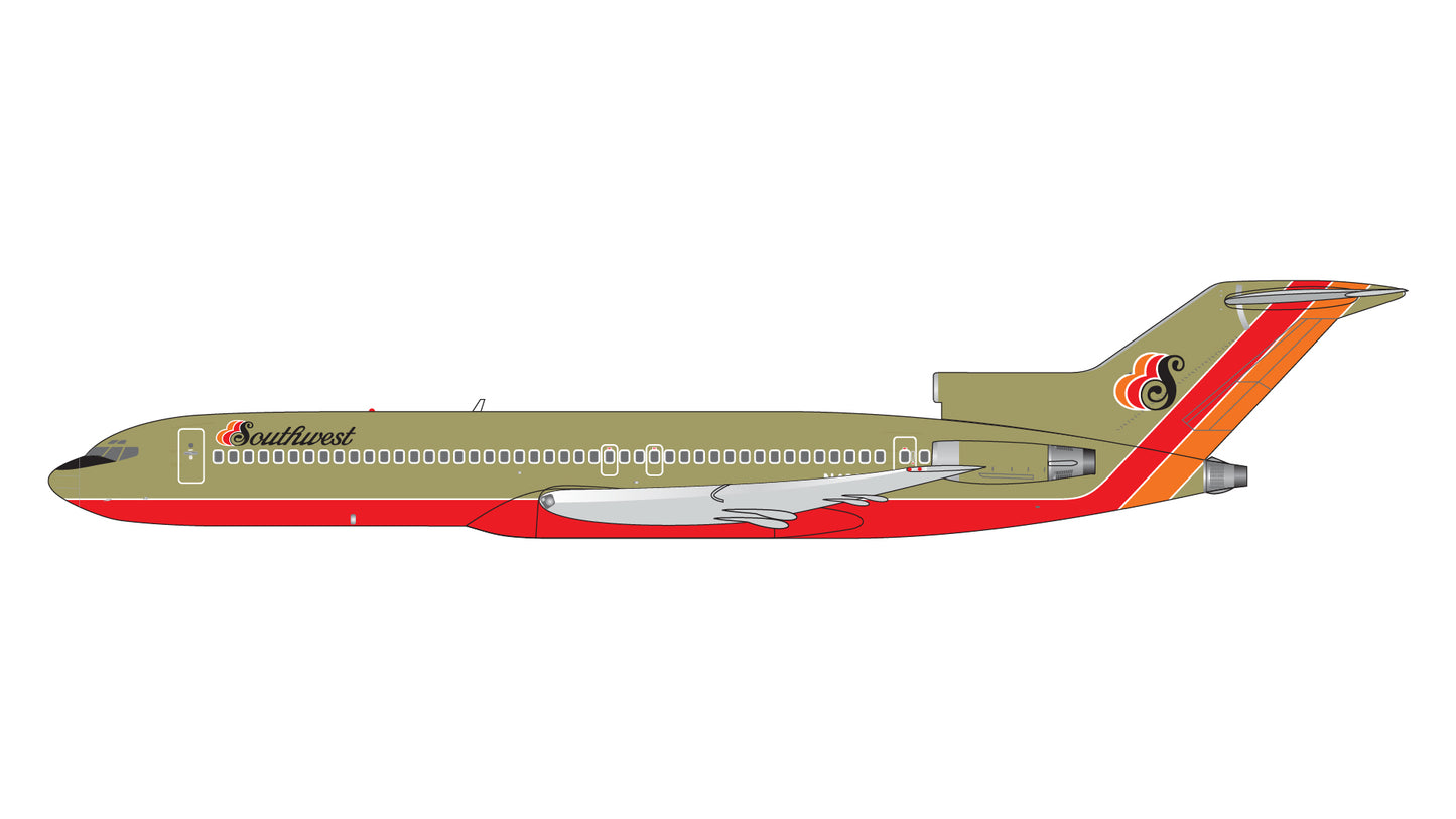 Gemini Jets GJSWA2216 1:400 Southwest Airlines Boeing 727-200 N406BN