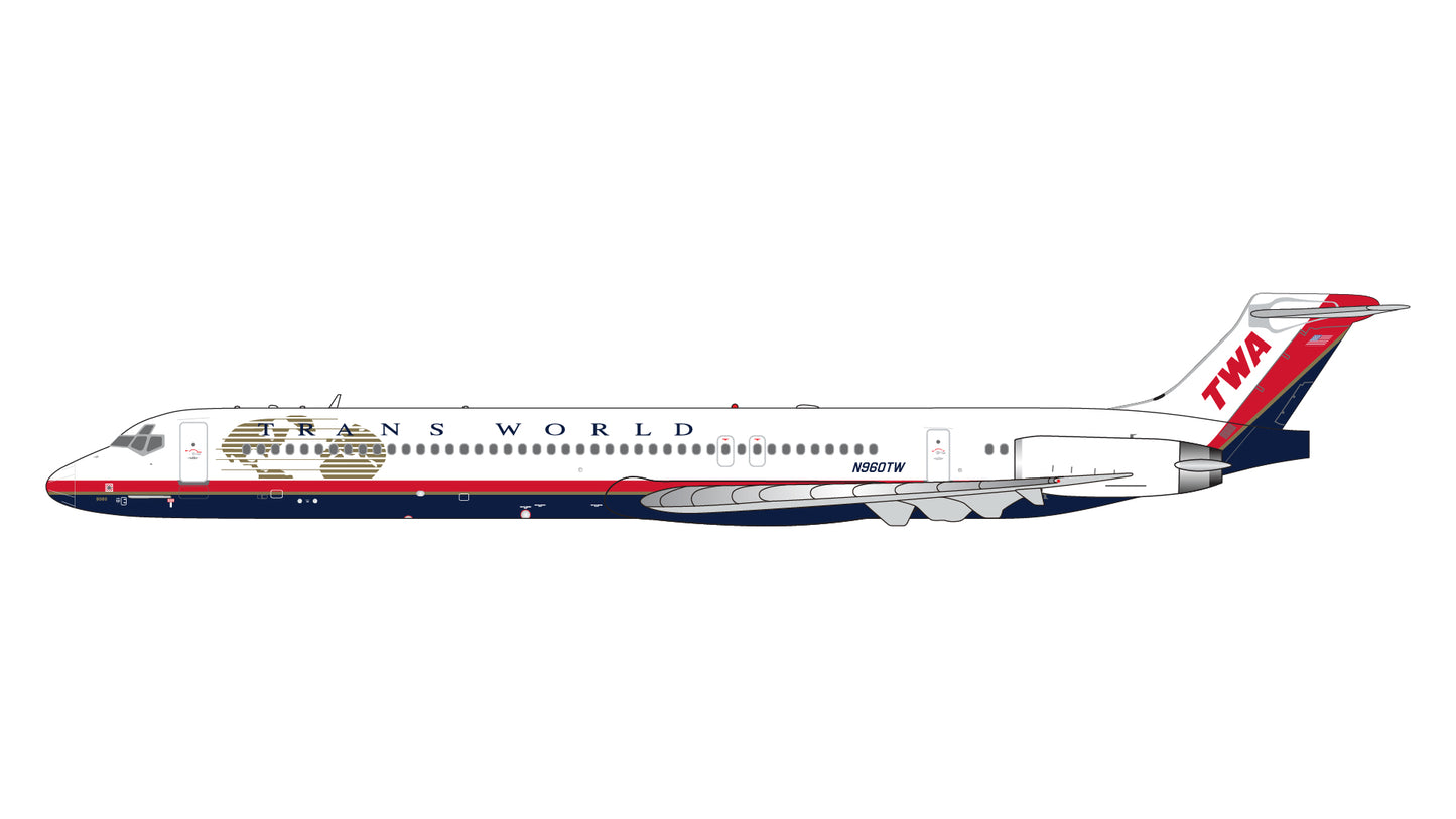 Gemini Jets GJTWA1711 1:400 Trans World Airlines (TWA) 747SP N960TW (Final livery)