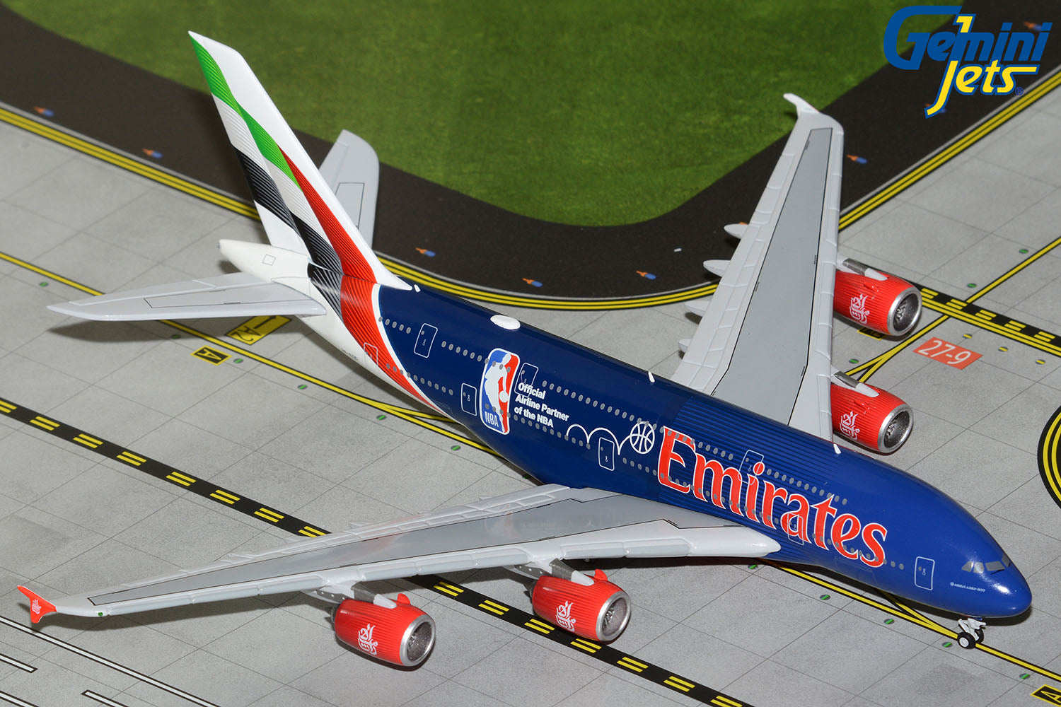 Gemini Jets GJUAE2271 1:400 Emirates Airbus A380-800 – MTS